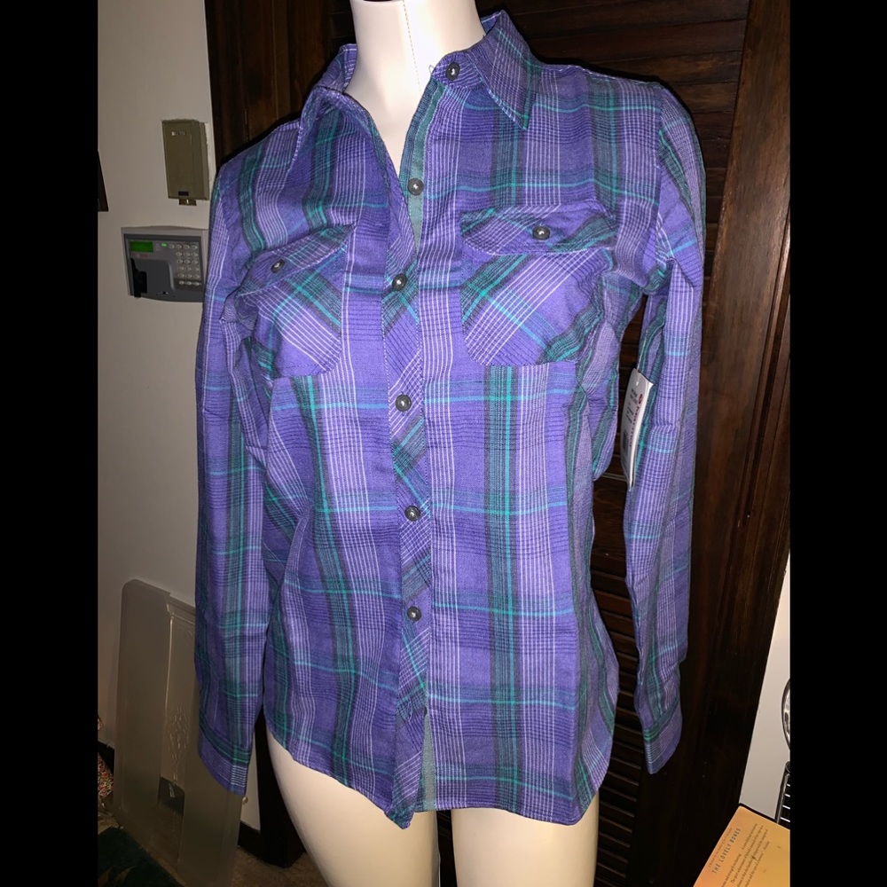 Marmot Women’s Bridget Flannel Shirt, S, NWT